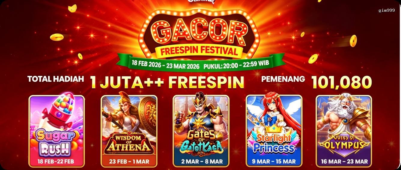 Login gim999 Sekarang Bonus Melimpah